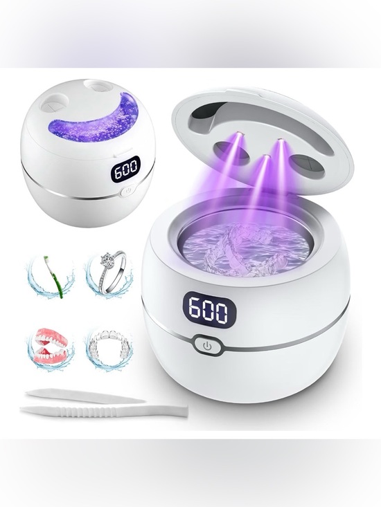 Other - Ultrasonic Retainer Cleaner Machine for Dentures, Mouth Guards, Jewelry